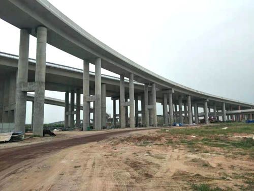 青島新機場高速項目竣工現(xiàn)場